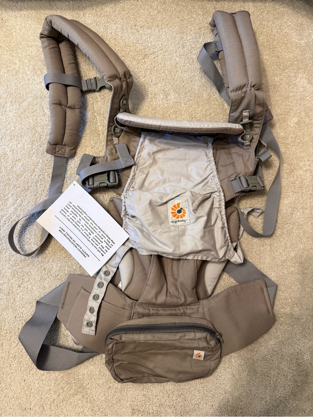 Ergobaby Omni 360 Carrier- linen pearl grey - NWT